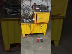 বিভিন্ন রঙ 2 ইঞ্চি 3KW / 4KW DX68 পায়ের পাতার মোজাবিশেষ Crimping মেশিন