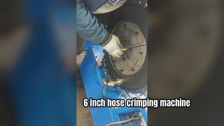 6 ইঞ্চি পায়ের পাতার মোজাবিশেষ crimping মেশিন