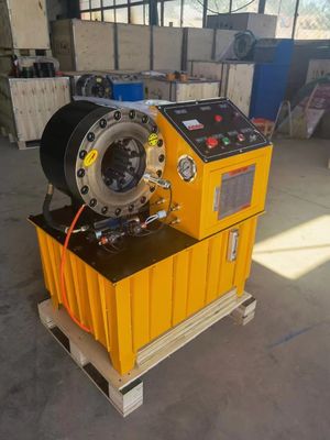 ভালো দাম DX68 ফিন পাওয়ার পায়ের পাতার মোজাবিশেষ Crimper 600T বড় শক্তি সঙ্গে উচ্চ নির্ভুলতা অনলাইন