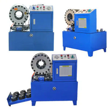 ভালো দাম 10 সেট ডাইস সহ 3KW / 4KW DX68 হাইড্রোলিক হোস ক্রিমিং মেশিন অনলাইন