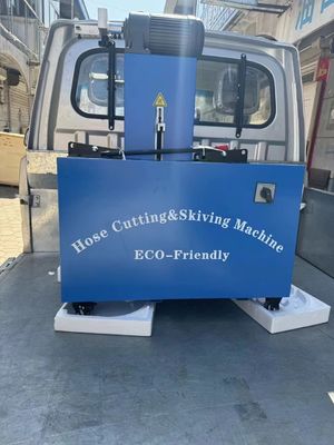 ভালো দাম 4 স্তর 2 ইঞ্চি 6-51 মিমি নীল সঙ্গে বৈদ্যুতিক ধুলো মুক্ত রাবার পায়ের পাতার মোজাবিশেষ কাটিয়া স্কিভিং মেশিন অনলাইন