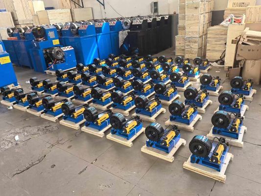 ভালো দাম 6-25mm 1 ইঞ্চি ম্যানুয়াল পায়ের পাতার মোজাবিশেষ Crimping মেশিন অনলাইন