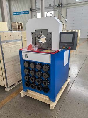 3 ইঞ্চি পিএলসি কন্ট্রোল সিস্টেম 5.5kw 300 পিস / এইচ হাইড্রোলিক নল প্রেসিং মেশিন 800 পিস / এইচ