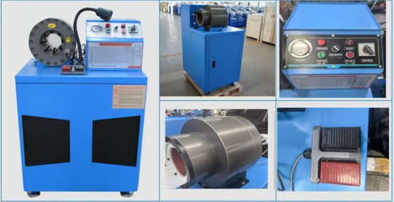 ভালো দাম 10 ডাই 500 পিস প্রতি ঘন্টা পোর্টেবল পায়ের পাতার মোজাবিশেষ Crimping মেশিন হাইড্রোলিক পায়ের পাতার মোজাবিশেষ Crimper অনলাইন