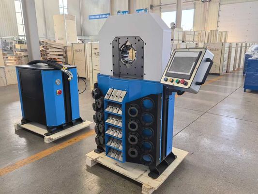 OEM পরিষেবা 0.01mm নির্ভুলতা পায়ের পাতার মোজাবিশেষ Crimping মেশিন 4 ইঞ্চি বড় ক্ষমতা Crimping পরিসীমা বৈদ্যুতিক জলবাহী Crimping টুল
