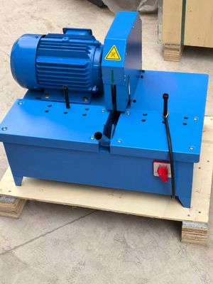 মিনি 65 * 50 * 49 সেমি নীল রঙের 12v গাড়ি লোডিং স্বয়ংক্রিয় রাবার পায়ের পাতার মোজাবিশেষ কাটার মেশিন 1/4 