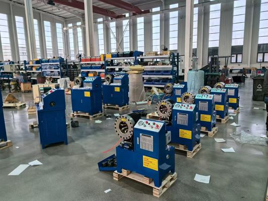 ভালো দাম সঠিক ক্রাম্পিং ডিএক্স 68 পায়ের পাতার মোজাবিশেষ ক্রাম্পিং মেশিন 10 ডাইস 2 ইঞ্চি 6 থেকে 51 মিমি ± 0.01 মিমি 600T ক্রাম্পিং ফোর্স 245 কেজি অনলাইন