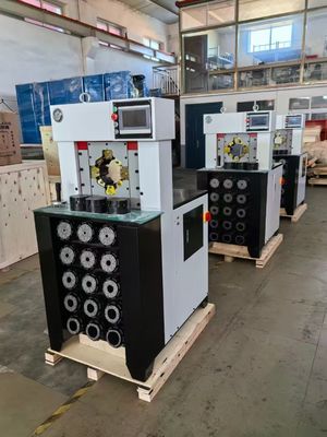 15 সহ 3 ইঞ্চি 6-76 মিমি মারা যায় উচ্চ চাপ সুপার বেধ কালো রঙের পায়ের পাতার মোজাবিশেষ ক্রিম্পিং প্রক্রিয়া এসি পায়ের পাতার মোজাবিশেষ ক্রিম্পিং মেশিন/পায়ের পাতার মোজাবিশেষ ক্রিম্পার/পায়ের পাতার মোজাবিশেষ প্রেসার সহ দ্রুত ক্রিম্পিং ফোর্স 1500 টি