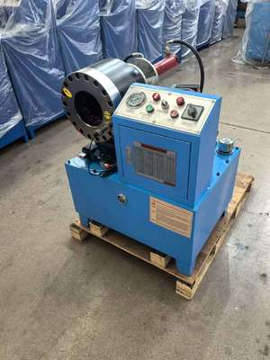 200 পিসি প্রতি ঘন্টা দক্ষতা সহ 10 ডাই সহ এবং 600T ক্রাম্পিং ফোর্স সহ হাইড্রোলিক নল ক্রাম্পিং মেশিন