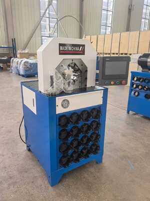 ভালো দাম 3 Inch Hydraulic Hose Crimping Machine with 300pcs/h Work Efficiency 4KW Motor Power and 1000T Crimping Force অনলাইন