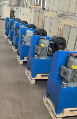 DX68 ব্লু কালার 220v/380v 2 ইঞ্চি হাইড্রোলিক হোস ক্রিম্পার যার 6-51mm ক্রিমিং রেঞ্জ 10 মারা যায় এবং 200 পিসি প্রতি ঘন্টা দক্ষতা