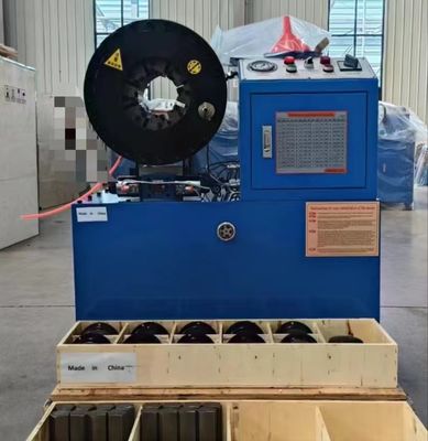 ভালো দাম কাজের দক্ষতা 800T হাইড্রোলিক পায়ের পাতার মোজাবিশেষ Crimping মেশিন 380V অনলাইন