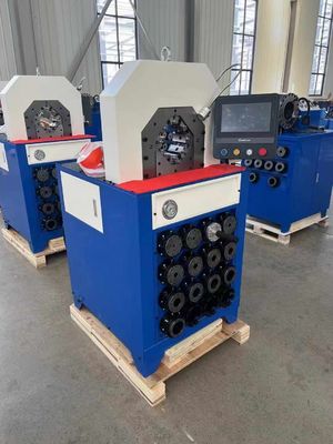 ভালো দাম পিএলসি কন্ট্রোল সিস্টেম 5.5kw ওয়ার্কিং দক্ষতা 300 টুকরা / ঘন্টা দ্রুত পরিবর্তন মোল্ড সহ সরঞ্জাম হাইড্রোলিক নল প্রেসিং মেশিন 7.5kw ওয়ার্কিং দক্ষতা 800 টুকরা / ঘন্টা হাইড্রোলিক নল ক্রিম্পিং মেশিন বড় হাতা অনলাইন