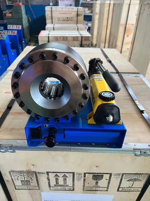 ভালো দাম 1 Inch 6-25mm Rugged Steel Blue Color With 7 Dies Weight Manual Hydraulic Hose Crimping Machine Reliable Performance অনলাইন