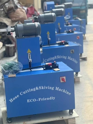 ভালো দাম বৈদ্যুতিক ২ ইঞ্চি হোস কাটিং এবং স্কিভিং মেশিন ২২০V ৩৮০V অনলাইন