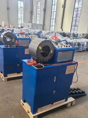 ভালো দাম 2 Inch Hydraulic Hose Crimping Machine with 10 Dies and 6-51mm Range for Wide Hose Applications অনলাইন