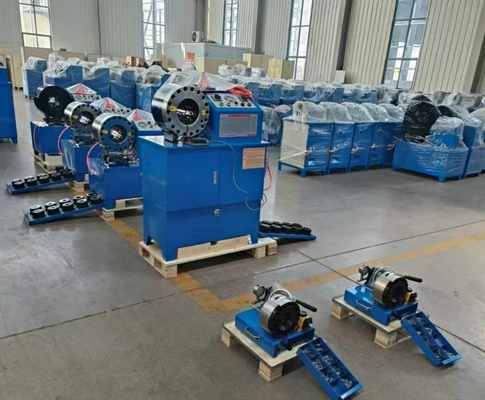 ভালো দাম 2 Inch Hydraulic Hose Crimping Machine with Double Functions and 310kgs Net Weight for Efficient Hose Processing অনলাইন