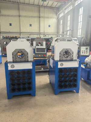 ভালো দাম 3 Inch Hydraulic Hose Crimping Machine with 15 Sets Free Dies and 1250KG Weight for Heavy-Duty Applications অনলাইন