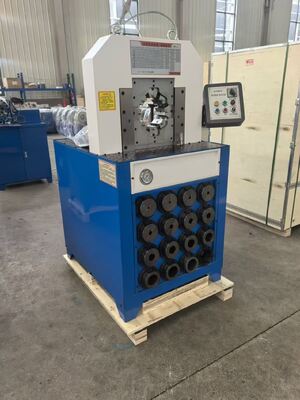 ভালো দাম 3 ইঞ্চি হাইড্রোলিক নল ক্রাম্পিং মেশিন 110V/220V/380V/415V ভোল্টেজ এবং 1 বছরের ওয়ারেন্টি সঙ্গে নীল / সাদা বা কাস্টম রঙ অনলাইন