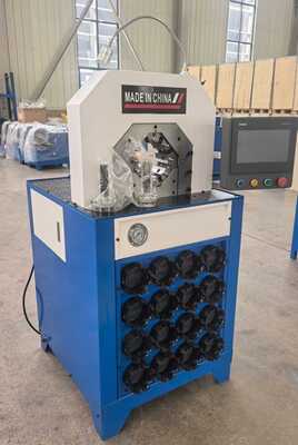 ভালো দাম 3 ইঞ্চি হাইড্রোলিক পায়ের পাতার মোজাবিশেষ Crimping মেশিন সঙ্গে 2800KN Crimping বল এবং 31.5MPA নামমাত্র চাপ অনলাইন