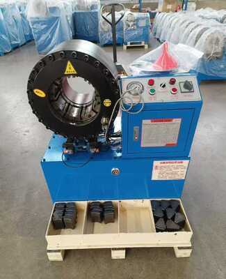 3 Inch Electric Hydraulic Hose Crimping Machine with 800T Crimping Force, 6-76mm Range, and 200pcs/H Capacity