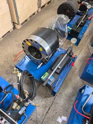 600T ক্রimpিং ফোর্স ম্যানুয়াল হোস ক্রিম্পিং মেশিন 6-51মিমি রেঞ্জ এবং হাইড্রোলিক অ্যাপ্লিকেশনের জন্য 10টি বিনিময়যোগ্য ডাই সহ