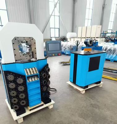 ভালো দাম OEM পরিষেবা 0.01 মিমি নির্ভুলতা হাইড্রোলিক পায়ের পাতার মোজাবিশেষ Crimping মেশিন সঙ্গে 6-102mm Crimping পরিসীমা এবং 16 Dies অনলাইন